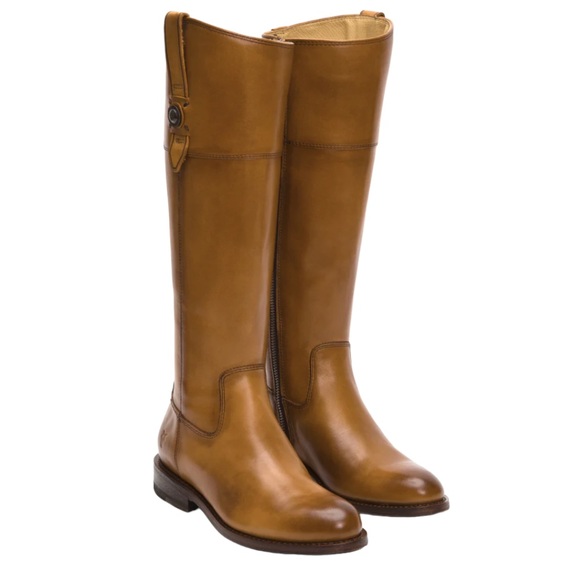 Frye Shoes - FRYE "JAYDEN" LEATHER BUTTON WOMEN'S TALL RIDING BOOTS